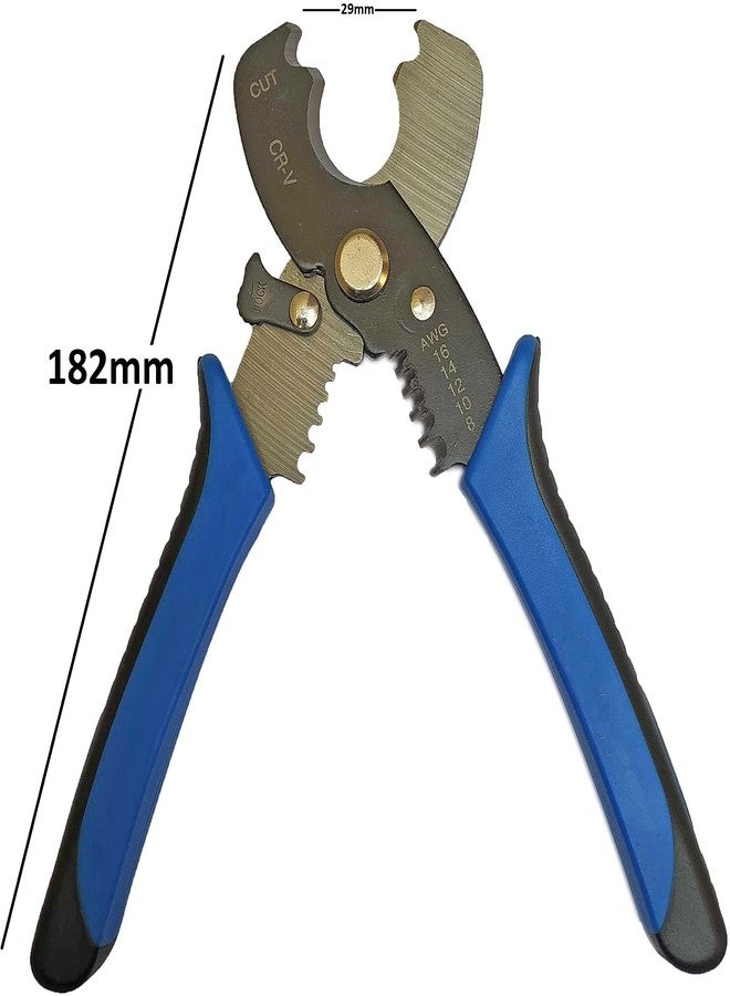 Inditrust أداة متعددة الوظائف لتقشير وفصل عازل أسلاك الكابلات من إنديترست - أزرق - Image 3